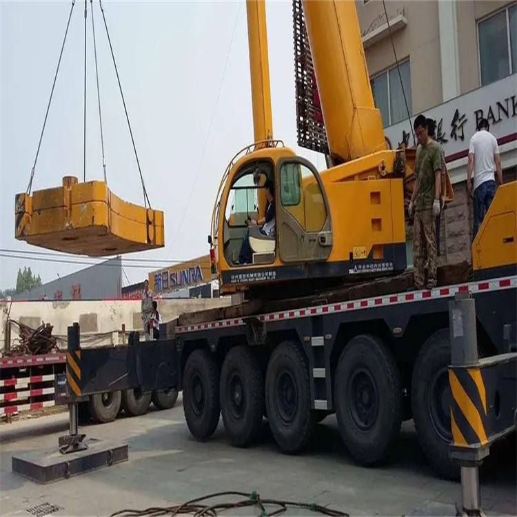 兴宾当地吊车出租|机器吊装|75吨|工厂搬迁服务